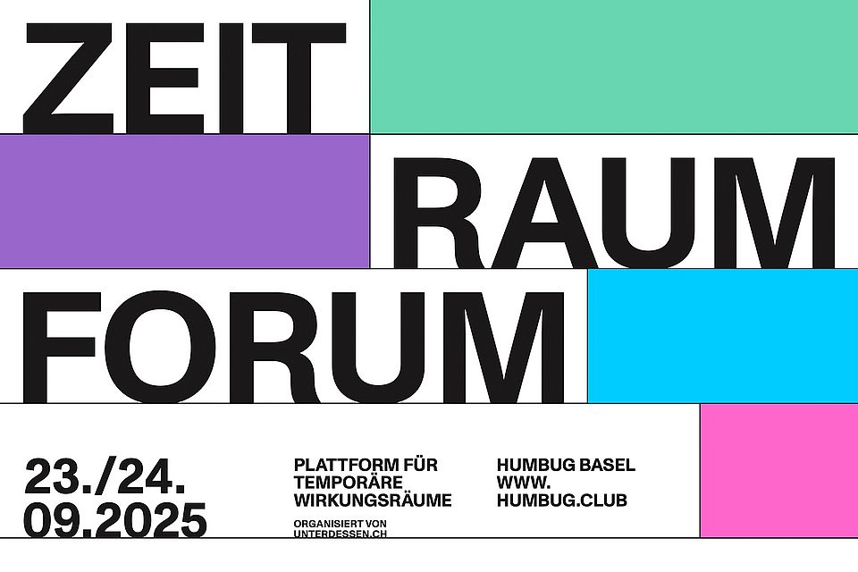 Zeit Raum Forum Plakat
