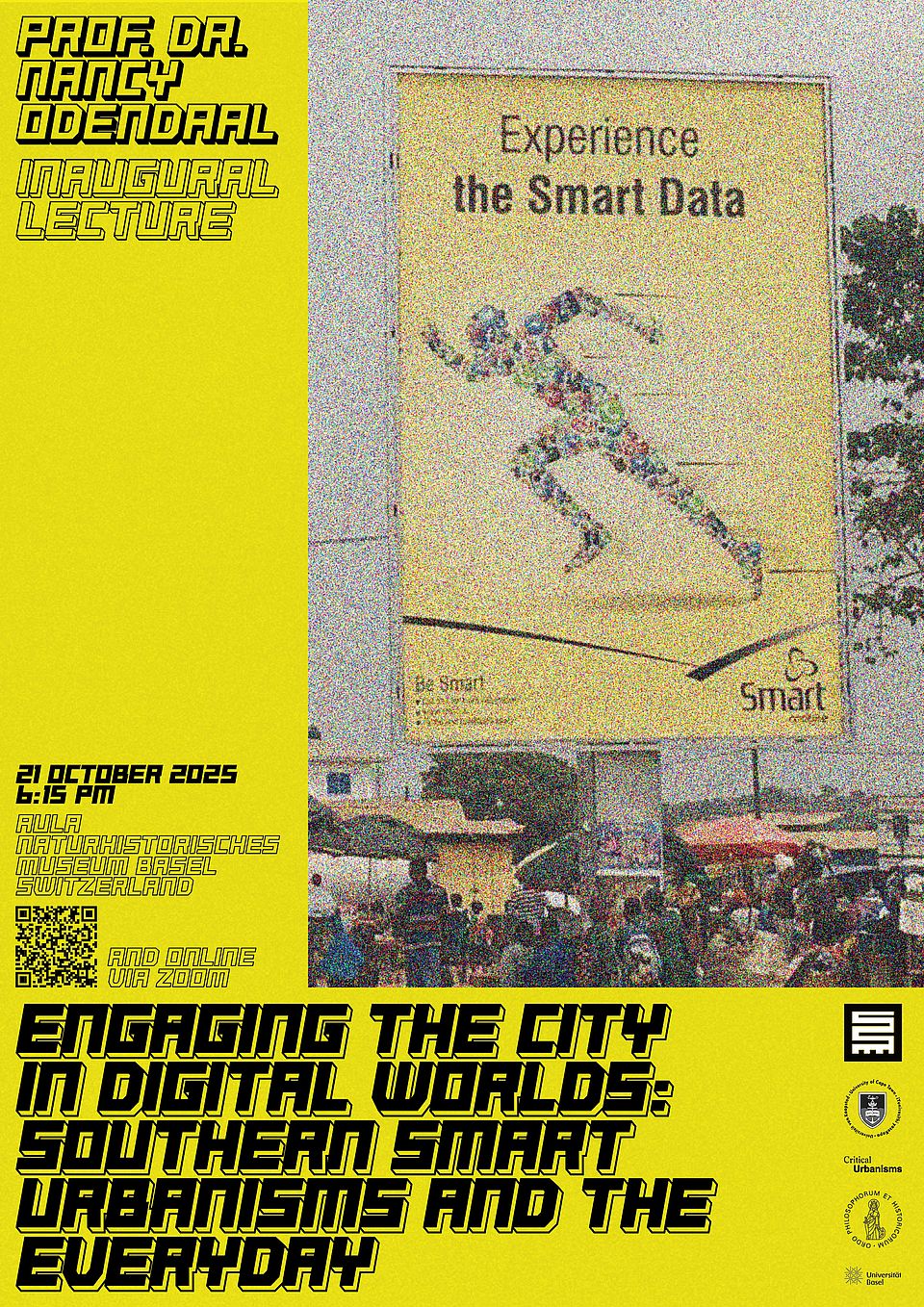 Poster for Nancy Odendaal's Inaugural Lecture